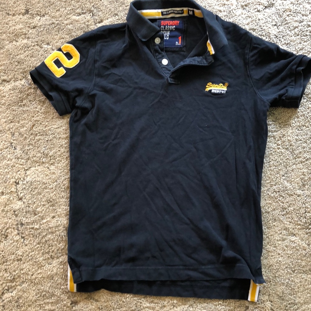 SuperDry Classic Pique Polo No. 1 Sz M